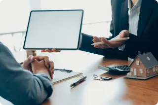 地域の情報を伝える様子